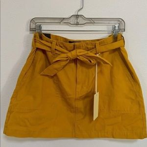 Mustard Yellow skirt.